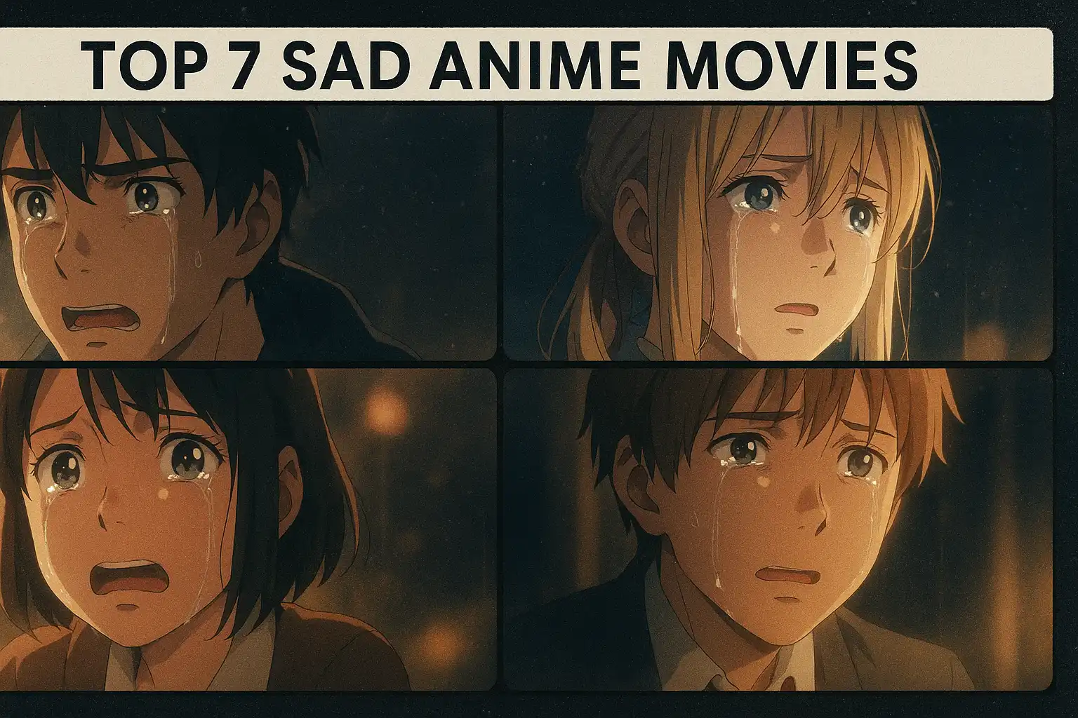 Top 7 sad anime movies