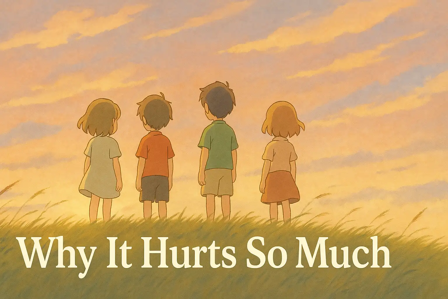 Why ‘Sad Anime About a Group of Kids’ Hits So Hard